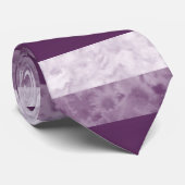 Pflaumenstreifen Krawatte (Gerollt)