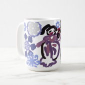 Pflaumentanz kaffeetasse (Vorderseite Links)