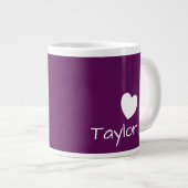 Pflaumenvollkommenheit - Riesenherzhafte Tasse (Vorderseite Rechts)