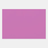 Pflaumenwein Lila Frühling Saison Solid Color Geschenkpapier Set (Vorderseite 2)