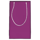 Pflaumenwein Lila Frühling Saison Solid Color Kleine Geschenktüte (Vorderseite)