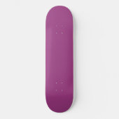 Pflaumenwein Lila Frühling Saison Solid Color Skateboard (Vorderseite)