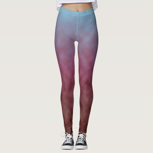 Pflaumenzurückhaltung Leggings (Vorderseite)