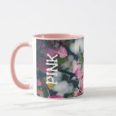 Pflaumenzweig mit rosa Blume Tasse (Links)