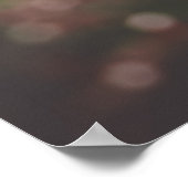 Pflaumenzweige mit weißen Blume Poster (Ecke)