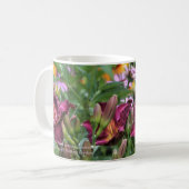 PflaumeTaglilien u. Echinacea Kaffeetasse (Vorderseite Links)