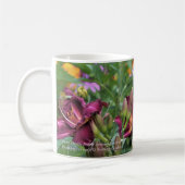 PflaumeTaglilien u. Echinacea Kaffeetasse (Links)