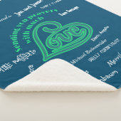Pflege Blanket mit Liebe und Gebeten Sherpadecke (3/4)