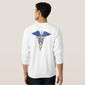 Pflege Caduceus Sweatshirt (Schwarz voll)