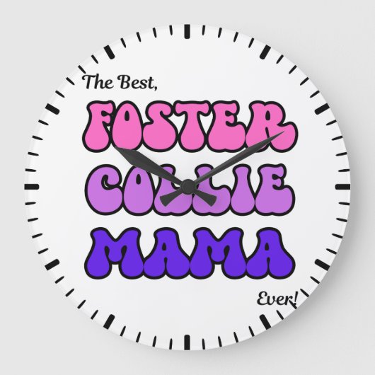 Pflege Collie Mutter Uhr (Vorderseite)
