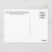 Pflege das Baby WPA Poster Postkarte (Rückseite)