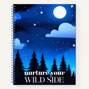 Pflege deinen wilden Nebelmond. Stars & Pines Jour Notizblock