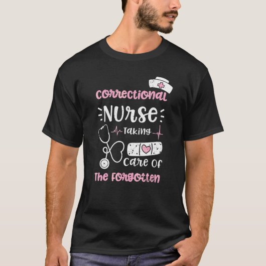Pflege der korrektiven Krankenschwester, die sich T-Shirt (Vorderseite)