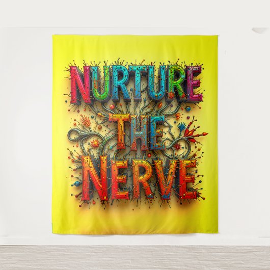 Pflege der Nervengröße Wandteppich (Vorderseite)