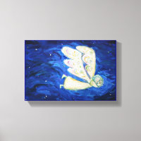 Pflege der Soul Angel Painting Leinwand (8" x 12")