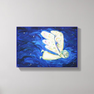Pflege der Soul Angel Painting Leinwand (8" x 12")