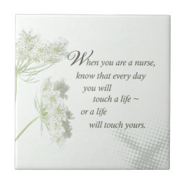 Pflege der Touch ein Leben mit wilden Blume Fliese