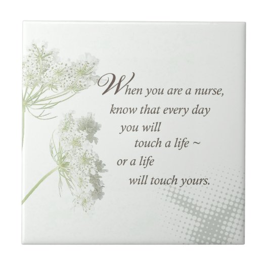 Pflege der Touch ein Leben mit wilden Blume Fliese (Vorderseite)