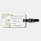 Pflege der Touch ein Leben mit wilden Blume Gepäckanhänger (Vorderseite horizontal)