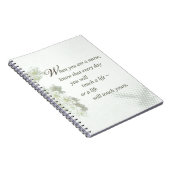 Pflege der Touch ein Leben mit wilden Blume Notizblock (Rechte Seite)