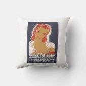 Pflege des Babys Kissen (Rückseite)