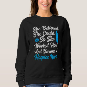 Pflege des Hospice - Palliative Pflegebehandlung Sweatshirt