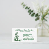 Pflege des Präzisionstrimlaufs Visitenkarte (Stehend Vorderseite)