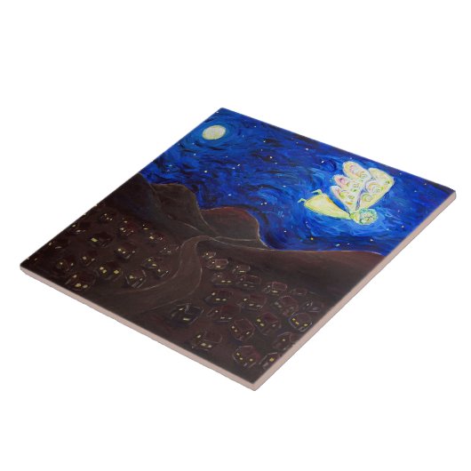 Pflege des Souls Angel Tile Geschenk Fliese (Seite)