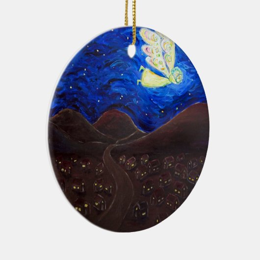 Pflege des Souls Engel mit Baby-Geschenkschmuck Keramik Ornament (Rechts)