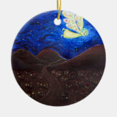 Pflege des Souls Engel mit Baby-Geschenkschmuck Keramik Ornament (Vorne)