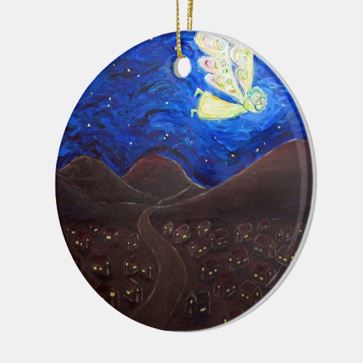 Pflege des Souls Engel mit Baby-Geschenkschmuck Keramik Ornament (Links)