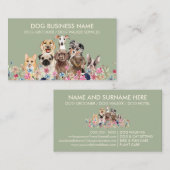 Pflege des weiblichen Geschlechts Visitenkarte (Vorne/Hinten)