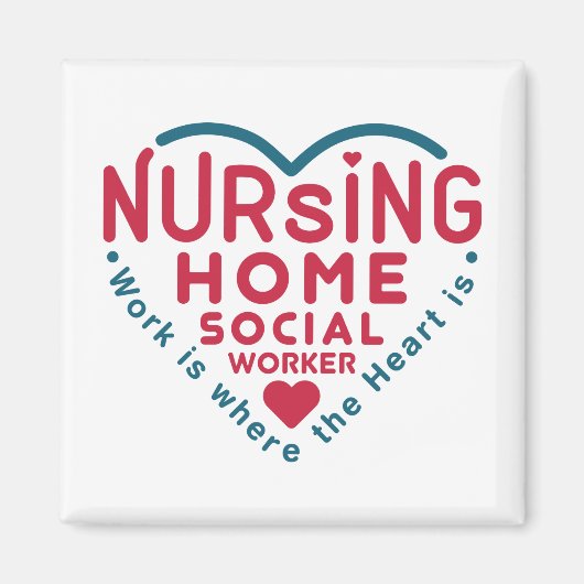 Pflege des Zuhause Social Worker-Werteschwerpunkts Magnet (Vorne)
