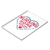 Pflege des Zuhause Social Worker-Werteschwerpunkts Notizblock (Linke Seite)