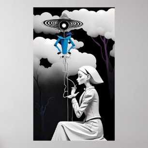 Pflege eines verwundeten Traums Ken Gage Surreal Poster
