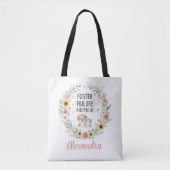 Pflege-Fehler und stolze Blumen-Hündchen-Kätzchen Tasche (Vorderseite)