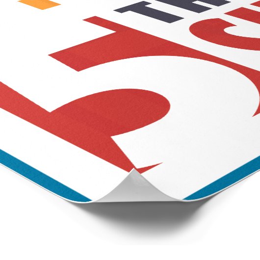 Pflege für Extroverten (fett) Poster (Ecke)