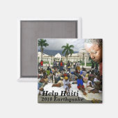 Pflege für Haiti_ Magnet (Vorderseite/Rückseite)
