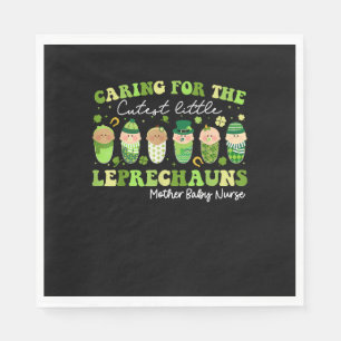 Pflege für kleine Leprechauns Mutter Baby Nurse St Serviette
