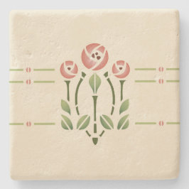 Pflege"Glasgow Rose " Helens Steinuntersetzer