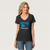 Pflege hinter Gittern Gefängnis Männer Frauen T-Shirt (Vorderseite Vollansicht)