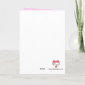 Pflege in Rosa: Karte (Rückseite)