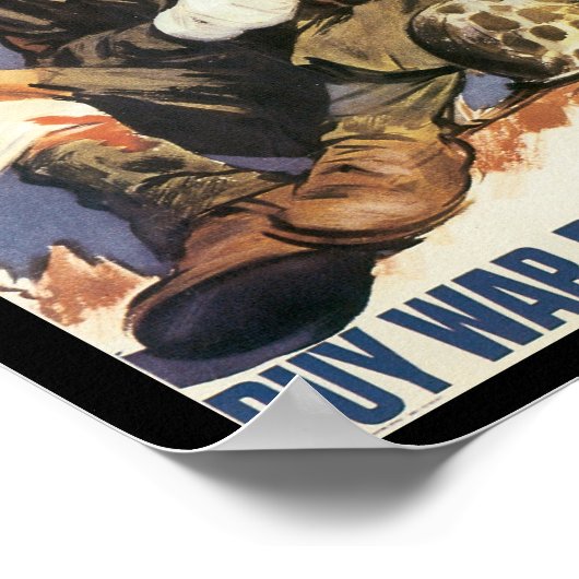 Pflege ist kostspielig 2. Weltkrieg Poster (Ecke)