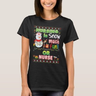 Pflege Ist Schnee Viel Spaß Oder Pflegen Sie So Ei T-Shirt