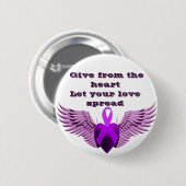 Pflege mit Liebe_ Button (Vorne & Hinten)