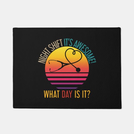 Pflege nächtlicher Kurswechsel Fußmatte (Vorderseite)