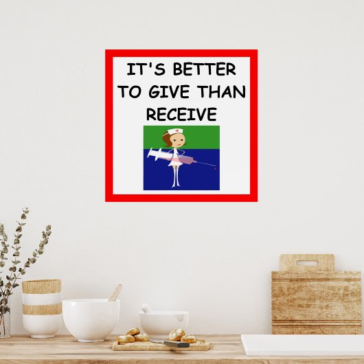 Pflege Poster (Küche)