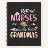 Pflege | Ruheständlerin Die besten Weihnachten Notizblock (Vorderseite)