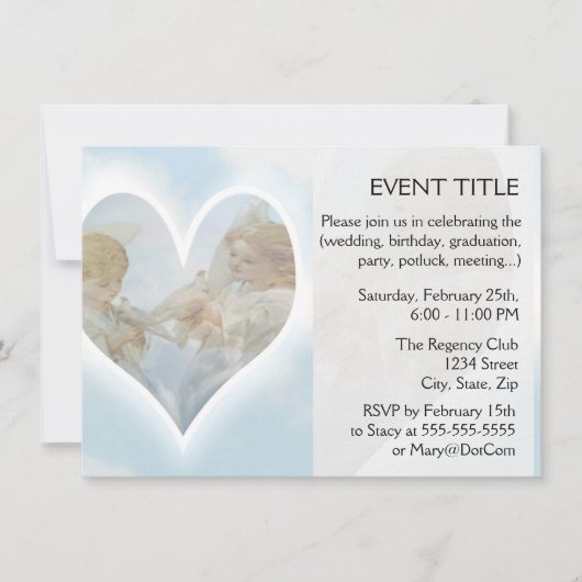 Pflege und Fürsorge der Kreuze mit Tauben in den W Einladung (Vorderseite)