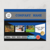 Pflege und Schneebeseitigung Postkarte (Vorderseite)